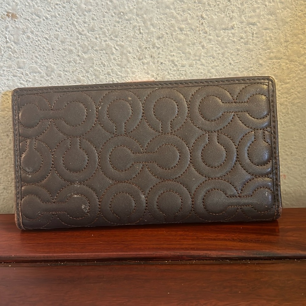 Coach Checkbook Holder